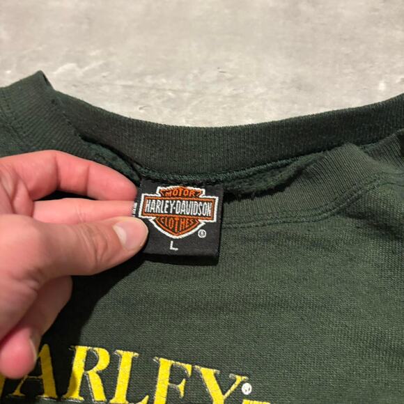 Vintage 1990s harley davidson biker - Picture 2 of 6